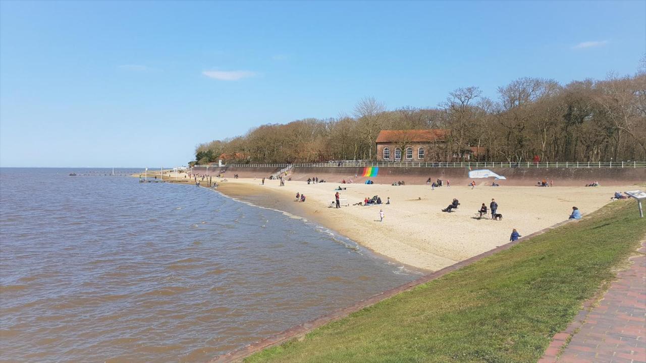Apartment Jadestrand, Am Alten Deich 4-6, Whg 1 20 Dangast Dış mekan fotoğraf